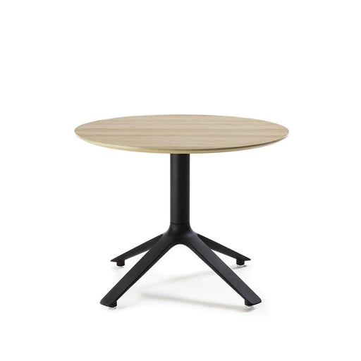 TOOU EEX - Side Table with Wooden Top - Round Natural