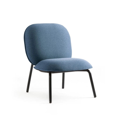 TOOU Tasca - Lounge Chair & Ottoman in Standard Fabric - Blue
