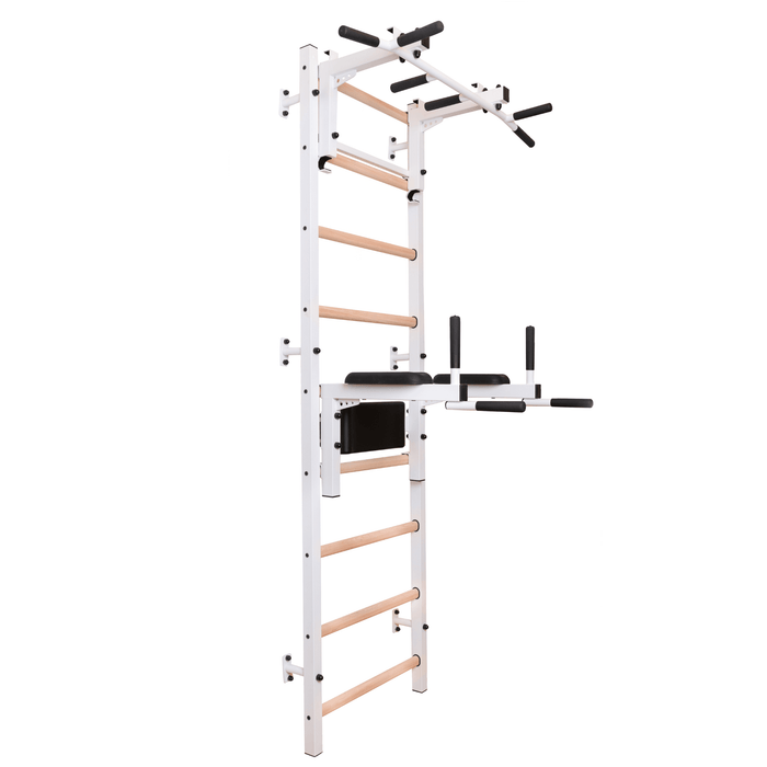 732 Wall Bar With Pull-Up Bar(With Barbell Holder) + Dip Bar - Condopreneur