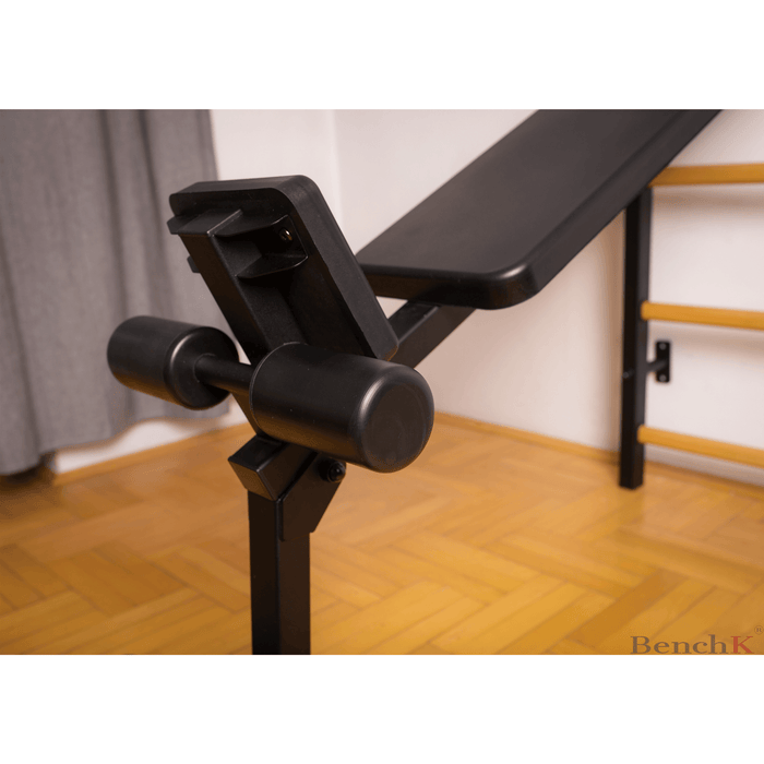 BenchK 723 Wall Bar with Pull Up Bar + Dip Bar + Bench - Condopreneur