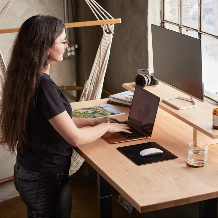 Burotic Standing Desk - Solid Hardwood