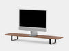 walnut veneer, black